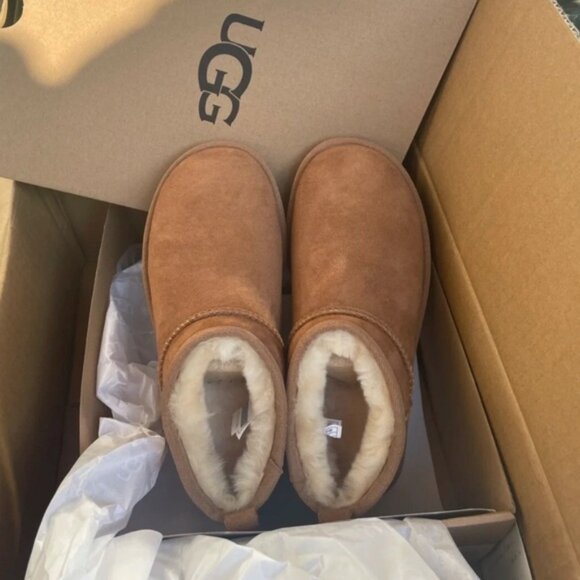 Brand New 100% Authentic UGG Classic Ultra Mini Sand 1116109  UGG Classic Ultra Mini Boots